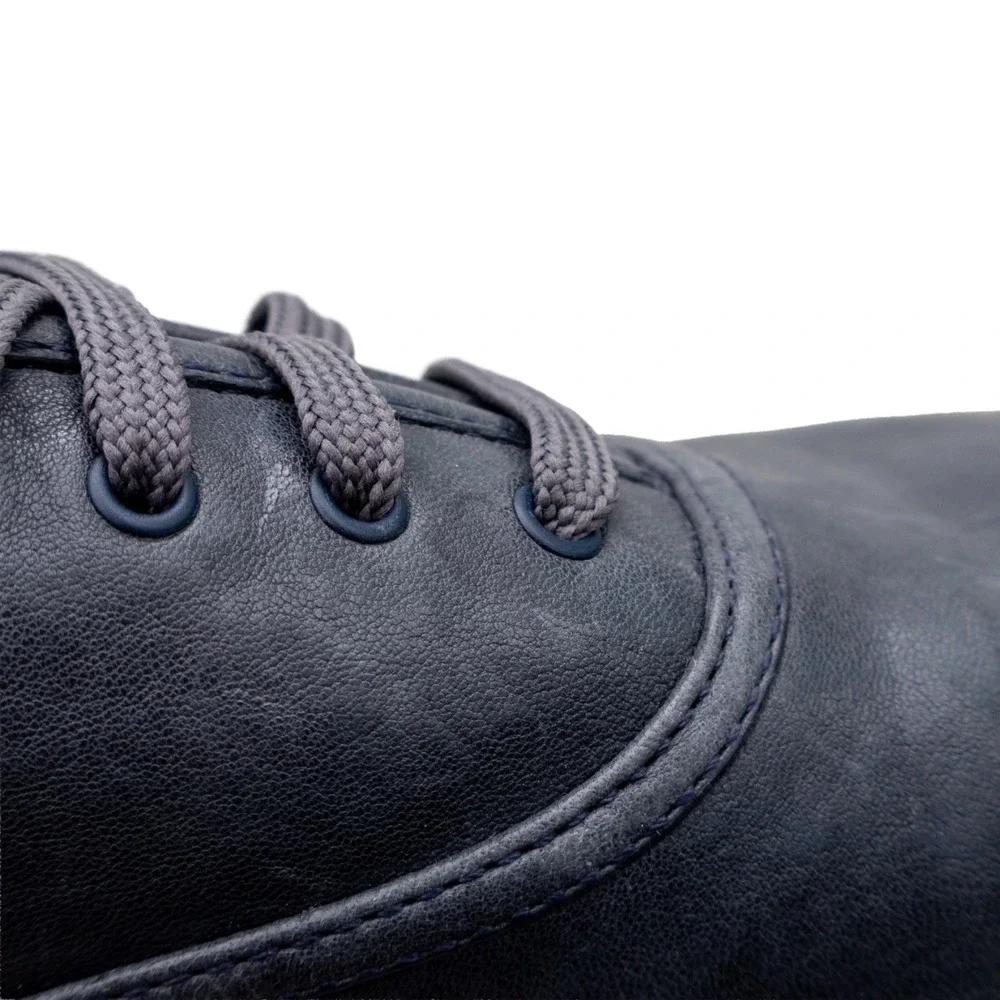 $790 PRADA Aged Leather ESPADRILLE HYBRID Navy SNEAKERS‎ EU 41 UK 8.5 US 9.5